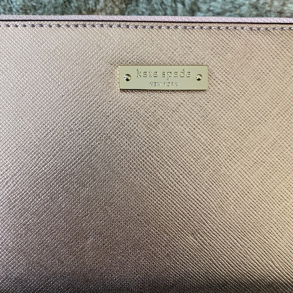 ✖️SOLD✖️NWOT Kate Spade Zip Wristlet Wallet - Blush Metallic - Picture 2 of 5